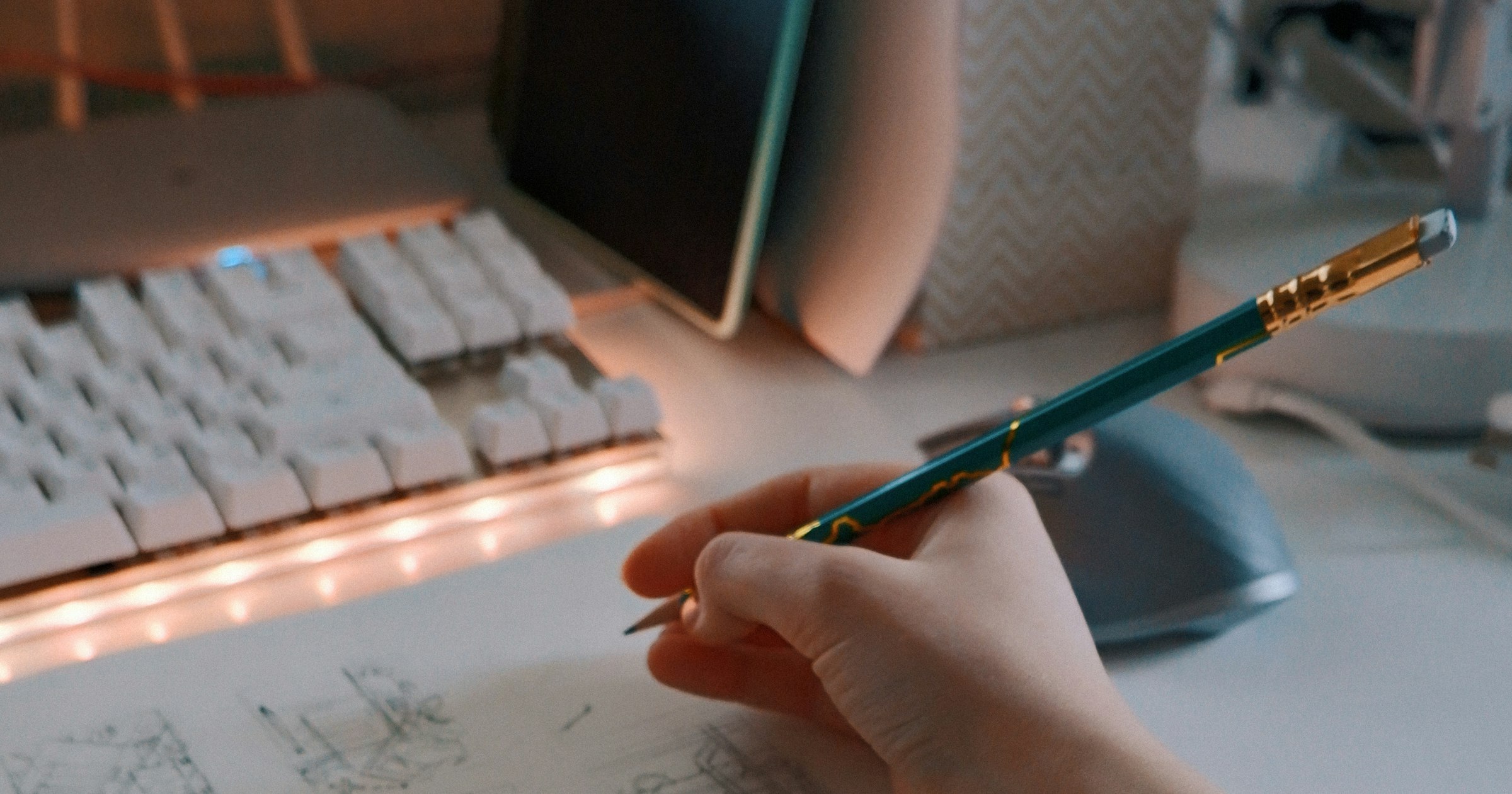 Sketching a brand name by hand, the trademark rights that decide whether a domain claim is winnable